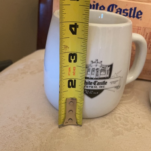 Vintage 1995 White Castle restaurant ware coffee mugs, cups, NIB - Picture 5 of 8